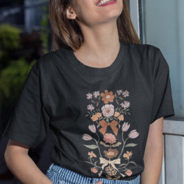 Terracotta Bows and Flowers T Shirt