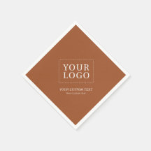 Terracotta Branded Anpassningsbar Business Logotyp