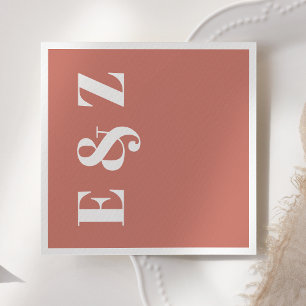 Terracotta Bröllop Pappersservett