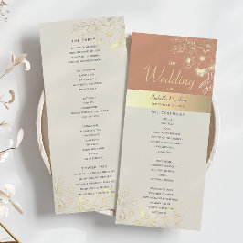 Terracotta Bröllop Program