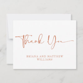 Terracotta Bröllop - tackkort Tack Kort