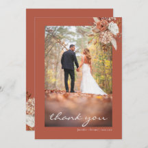 Terracotta Brown Bohemian Blommigt Rustic Bröllop