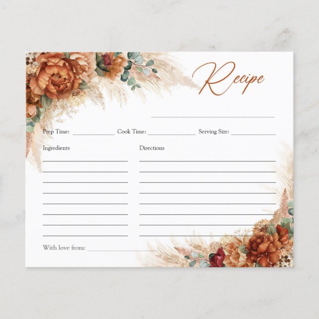 Terracotta burgundy eucalyptus pampas recept (Framsida)