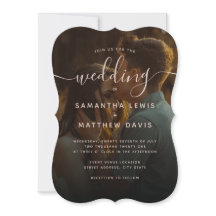 Terracotta Calligraphy Script Bohemian Bröllop