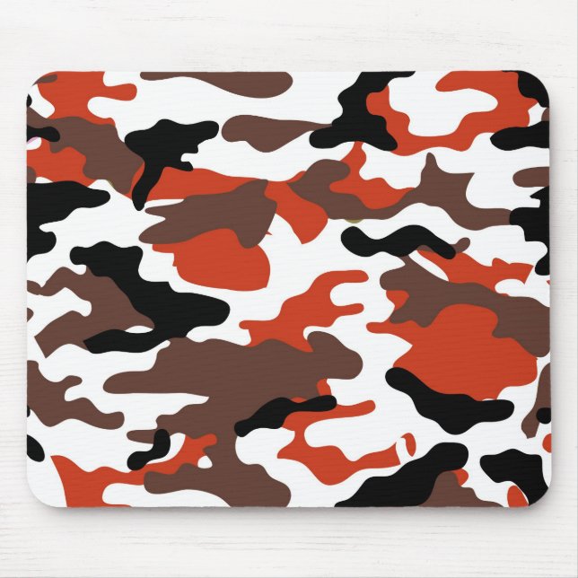 Terracotta Camo Mousepad Musmatta (Framsidan)