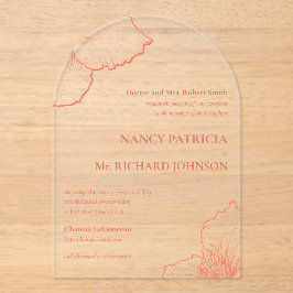 Terracotta Clematis Blommigt Art Formal 🌸 Bröllop