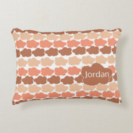 Terracotta Cloud Design for Natural Nursery Prydnadskudde