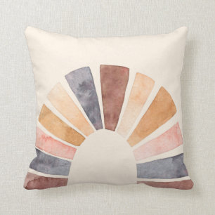 Terracotta Cream Boho Rainbow Kudde