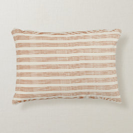 Terracotta Cream Modern minimalist Rand Boho Prydnadskudde