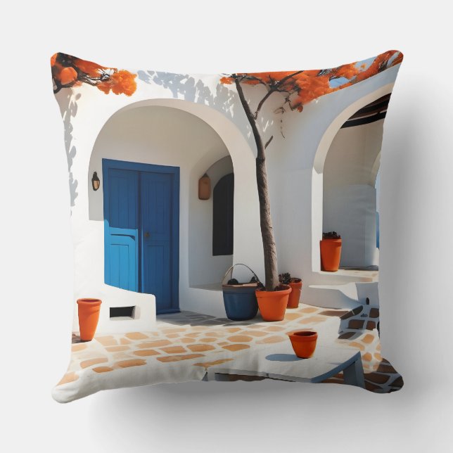Terracotta Dreams i Grekland Kudde (Baksida)