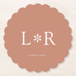 Terracotta | Enkel Chic par Underlägg Papper