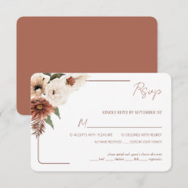 Terracotta faller i Blommigt Modern med val av mål OSA Kort