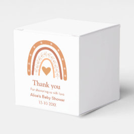 Terracotta Gender Neutral boho rainbow anpassnings Presentaskar