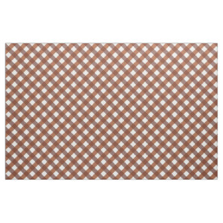 Terracotta Gingham Patterned Tyg