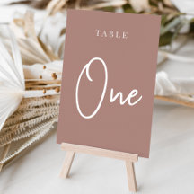 Terracotta Hand Scripted Bord ONE