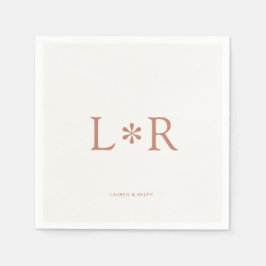 Terracotta & Ivory | Stylish Modern Pappersservett