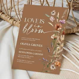 Terracotta Kärlek är i Möhippan Bloom Inbjudningar