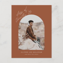 Terracotta-klass 2025 Arch Photo Studenten Inbjudan Vykort