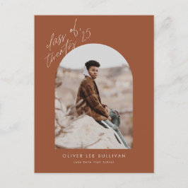 Terracotta-klass 2025 Arch Photo Studenten Inbjudan Vykort