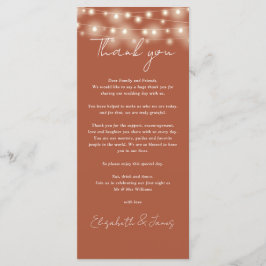 Terracotta Ljusstakar Bröllop Tack Plats Kort