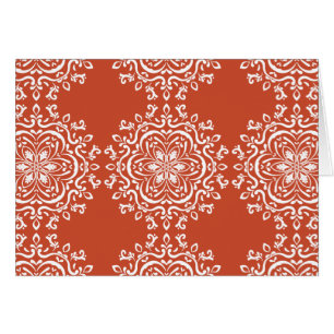 Terracotta Mandala Hälsningskort