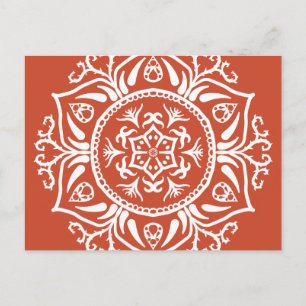 Terracotta Mandala Vykort