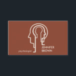 Terracotta Mind Science Human Head Psycholog Visitkort<br><div class="desc">Terracotta Mind Science Human Head Psycholog</div>