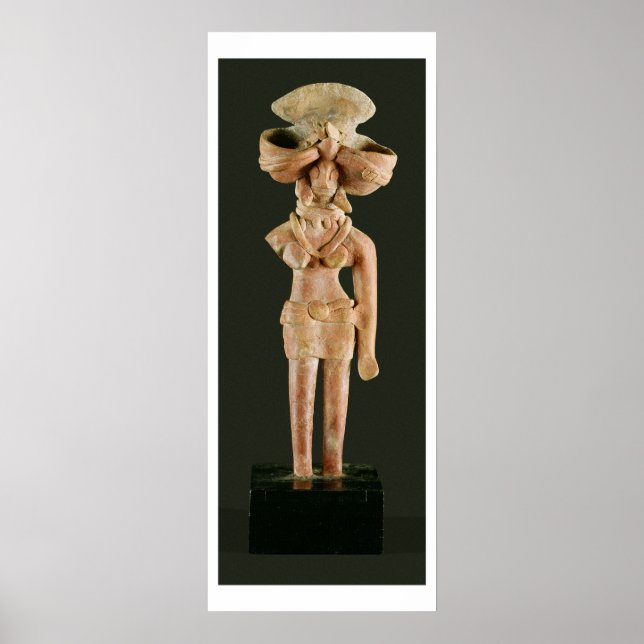 Terracotta Mor Goddess, Mohenjodaro, 2300-1750 Poster (Framsidan)