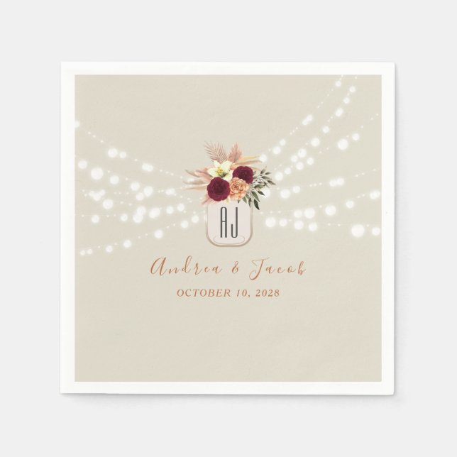 Terracotta Napkins Pappersservett (Framsidan)