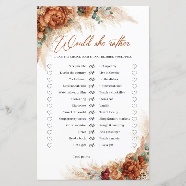 Terracotta och burgundblommor... (Framsida)