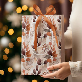 Terracotta och Burgundy Höst löv | Boho Autumn