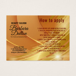 Terracotta Ocher Beige Guld Gift-certifikat Visitkort