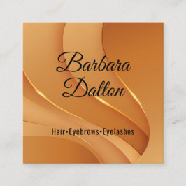 Terracotta Ocher Beige Guld Tidsbeställning Kort