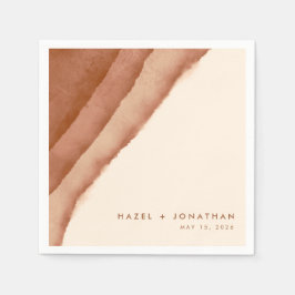 Terracotta Ombre | Minimalistisk Boho Pappersservett