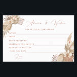 Terracotta Pampas Grass Bride andgroom-rådgivnings Flygblad<br><div class="desc">Designat att samordna med vår Boho Terracotta Pampas Grass Collection,  det här moderna rådgivningskortet har pampass-gräs i terracotta hues. Om du vill göra en mer avancerad anpassning av den här designen,  t.ex. ändra layout,  teckensnitt eller storlek text,  klickar du på "CUSTOMIZE</div>