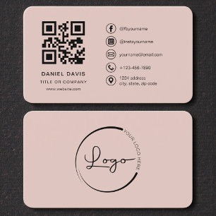 Terracotta Professional Company Logotyp QR-kod  Visitkort
