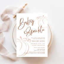 Terracotta Pumpkin Fall Bohemian Baby Sprinkle
