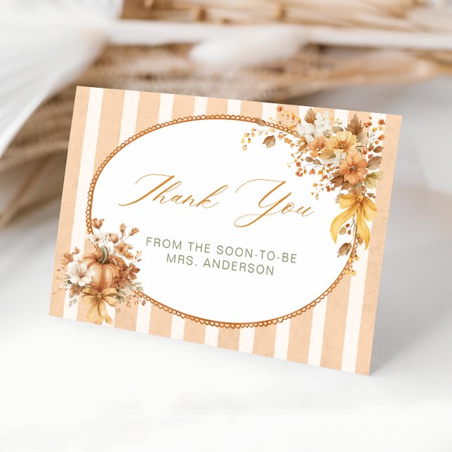 Terracotta Pumpkin Möhippa - tack för ditt kort (Skapare uppladdad)