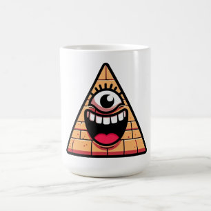 Terracotta Pyramid Öga Kaffemugg