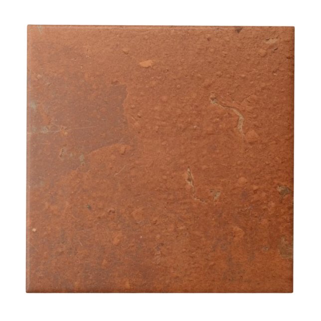 Terracotta red simple rustic  kakelplatta (Framsidan)