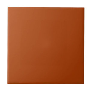 Terracotta Red Solid Färg   #ac3d06 Kakelplatta