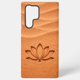 Terracotta Sand Lotus Flower Meditation