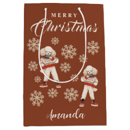 Terracotta Snöflingor Pudel