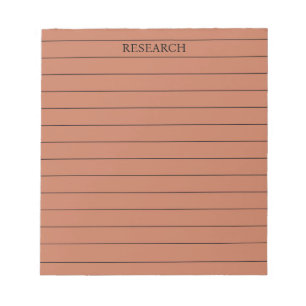 Terracotta Snyggt & Warm Stationery Anteckningsblock