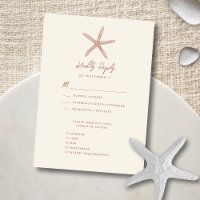Terracotta Starfish Beach Destination Wedding