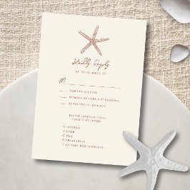 Terracotta Starfish Beach Destination Wedding OSA Kort