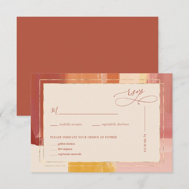 Terracotta Sunrise | BRÖLLOP OSA (Fram/baksida)