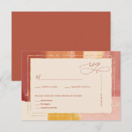 Terracotta Sunrise | Bröllopsanmälan OSA Kort