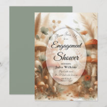 Terracotta Svamp Skogs Magi Förlovning 