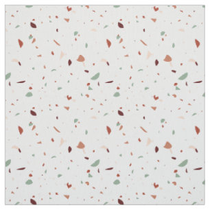 Terracotta Terrazzo med Grönten Sienna & Mint Tyg